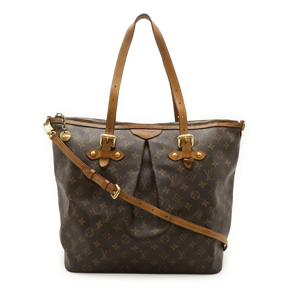 LOUIS VUITTON Monogram Palermo Tote Bag Shoulder Crossbody